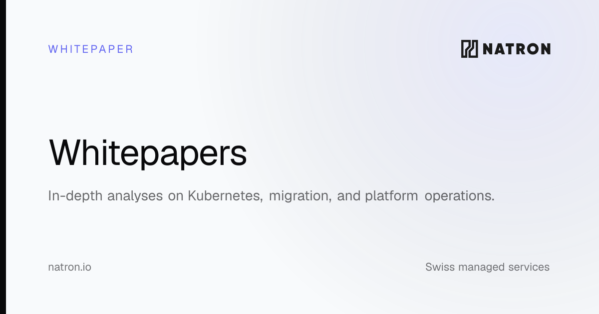 Resources - Free Guides & Whitepapers | Natron Tech AG